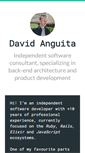 Mobile Screenshot of davidanguita.name
